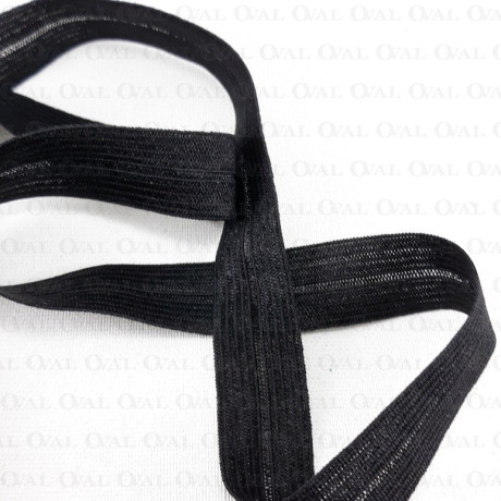 Split elastic 16mm/1m black 3017