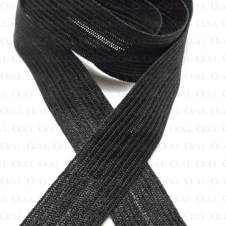 Split elastic 16mm/1m black 3017