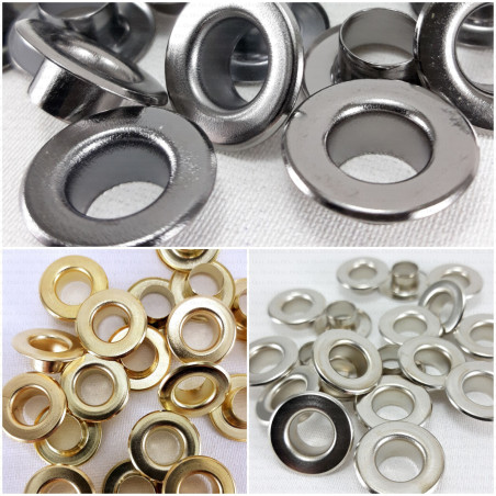 Steel eyelets 9mm/200pcs FLAT 2806