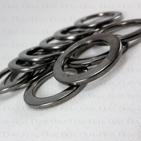 Kółko metalowe 20mm/100szt ciemny nikiel  1472