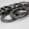 Metal rings 20mm/100pcs dark nickel 1472
