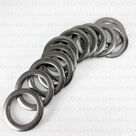 Kółko metalowe 20mm/100szt ciemny nikiel  1472