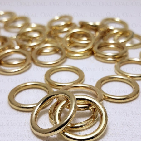 Metal ring 12mm/10, 100 or 1000 pcs gold 1583