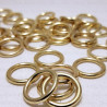 Metal ring 12mm/10, 100 or 1000 pcs gold 1583