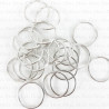 Metal rings 18mm/1000 pcs silver 2127