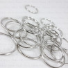 Metal rings 18mm/1000 pcs silver 2127
