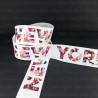 Decorative tape with inscriptions 30mm/1 or 50m 1845
