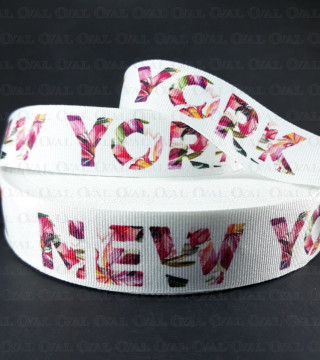 Decorative tape with inscriptions 30mm/1 or 50m 1845