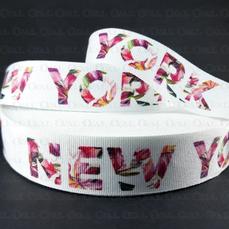 Decorative tape with inscriptions 30mm/1 or 50m 1845