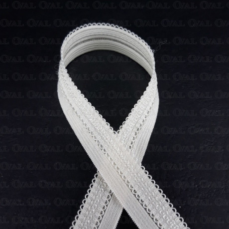 Guma łamana 16mm/1m  ecru 3019