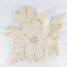 Embroidered ecru applique 1793