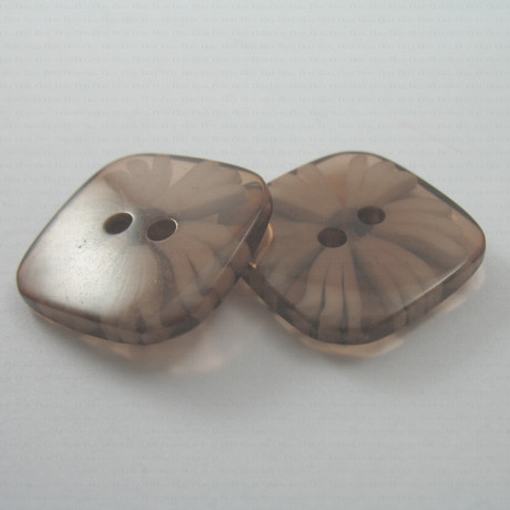 Plastic button pack of 10 pcs, 23 mm, no. 794