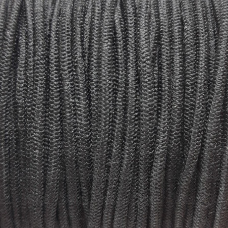 Round elastic 3mm / 5m or 100m black 511