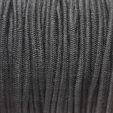 Round elastic 3mm / 5m or 100m black 511