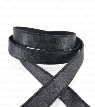 Strap elastic 10mm/1m black 2881 E