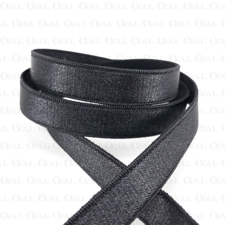 Strap elastic 10mm/1m black 2881 E