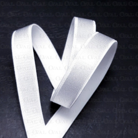 10mm strap elastic / 1m white 2882 E