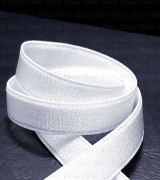 10mm strap elastic / 1m white 2882 E