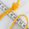3mm/100m yellow cotton cord 3029