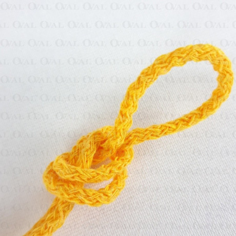 Sznurek bawełniany 3mm/100m żółty 3029