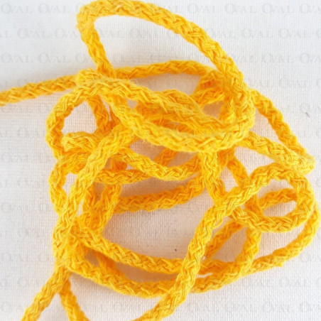 Sznurek bawełniany 3mm/100m żółty 3029