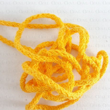 3mm/100m yellow cotton cord 3029