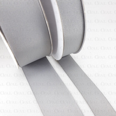 Grosgrain ribbon 9, 15, 21, 38 mm 30 yards S38 grey 3031