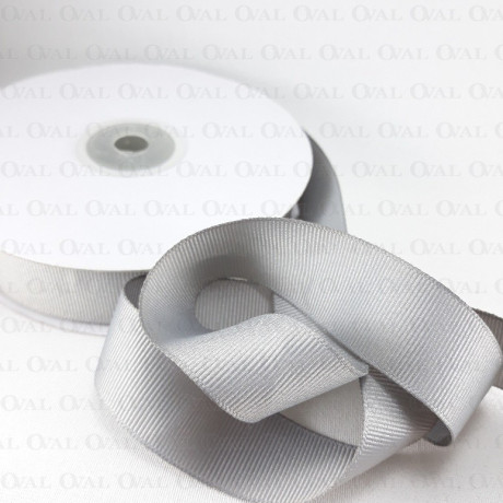 Grosgrain ribbon 5 yards S38 grey
