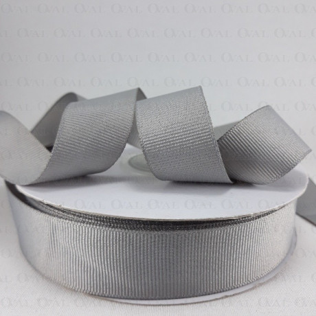 Grosgrain ribbon 5 yards S38 grey