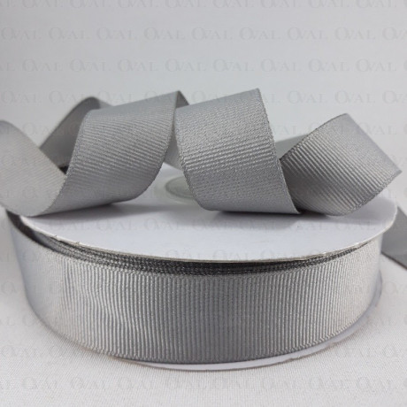 Grosgrain ribbon 5 yards S38 grey