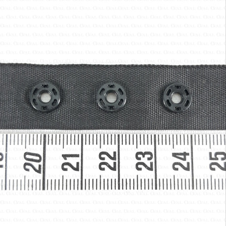 Tape snaps, 3 pcs per 1 m or 45.7 m, no. 3032