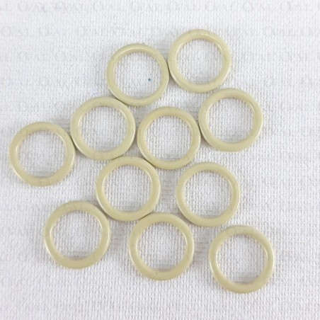 Kółko do ramiączek 8mm/10 lub 100szt  beż 3034