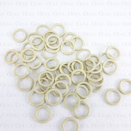 Kółko do ramiączek 8mm/10 lub 100szt  beż 3034