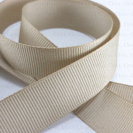 Grosgrain ribbon 9, 15, 21, 38 mm / 30 yards beige 3035