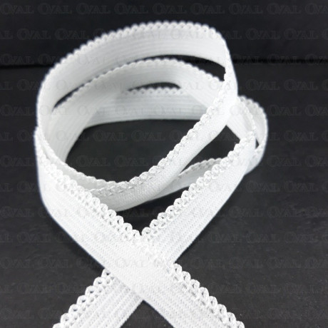 White lingerie elastic 12mm / 1m 2545