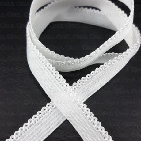 White lingerie elastic 12mm / 1m 2545