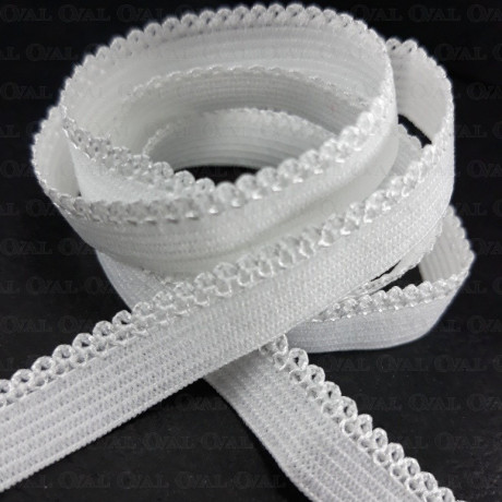 White lingerie elastic 12mm / 1m 2545
