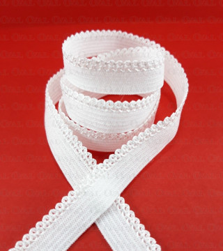 White lingerie elastic 12mm / 1m 2545