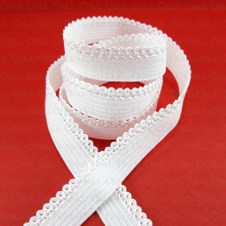 White lingerie elastic 12mm / 1m 2545