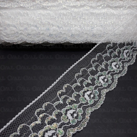 Iridescent lace 43 mm / 1 m or 50 m 330
