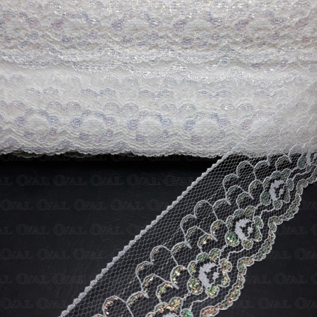Iridescent lace 43 mm / 1 m or 50 m 330