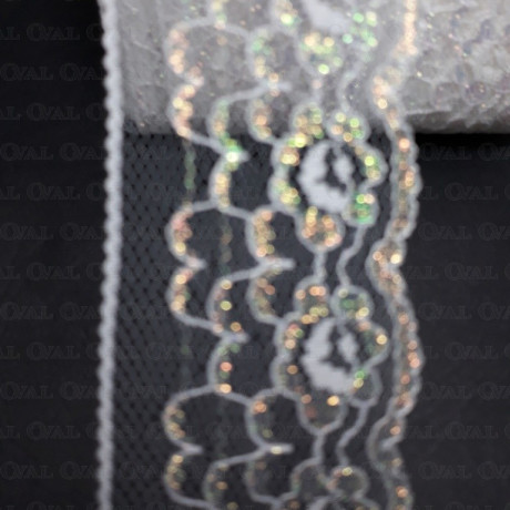 Iridescent lace 43 mm / 1 m or 50 m 330
