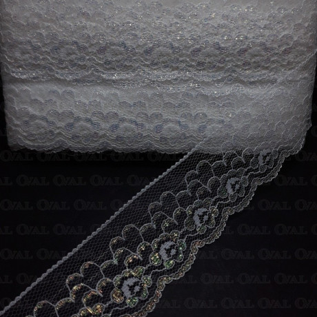 Iridescent lace 43 mm / 1 m or 50 m 330