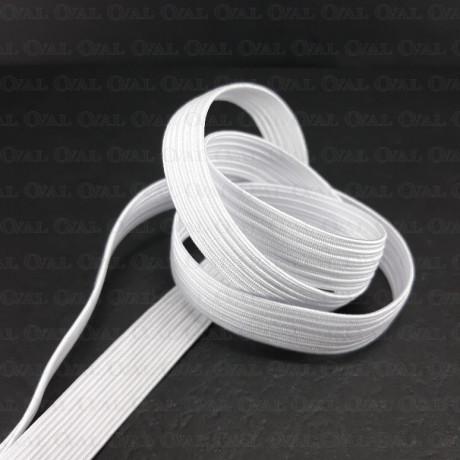 Braided rubber 10mm/100m white 3058
