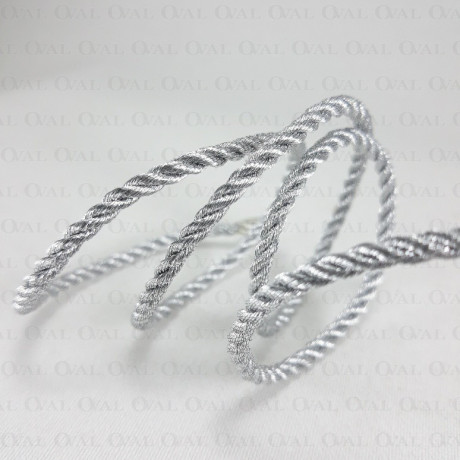 Decorative silver cord 3mm/1m 2162