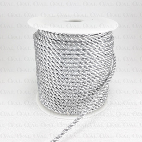 Decorative silver cord 3mm/1m 2162