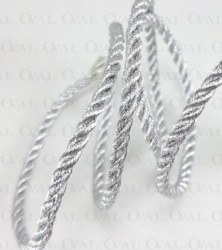 Decorative silver cord 3mm/1m 2162