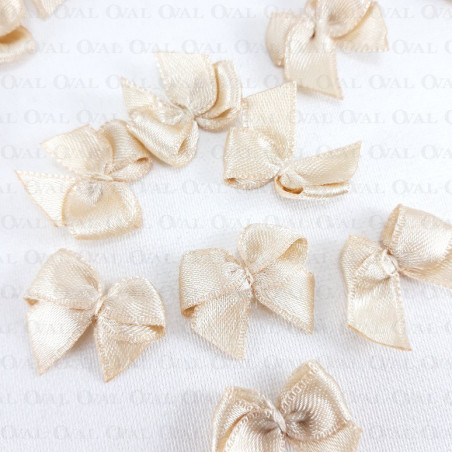 Decorative Beige Bow 10 or 100 pcs 254