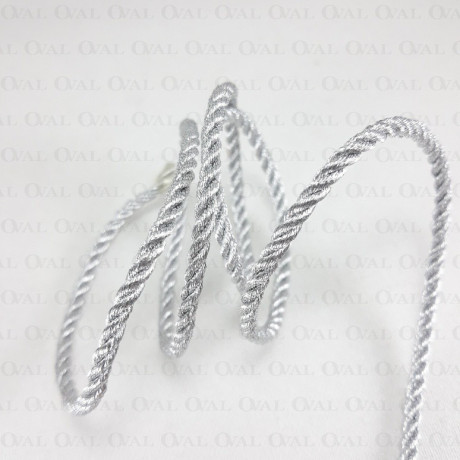 Decorative silver cord 3mm/27m 3064