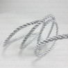 Decorative silver cord 3mm/27m 3064